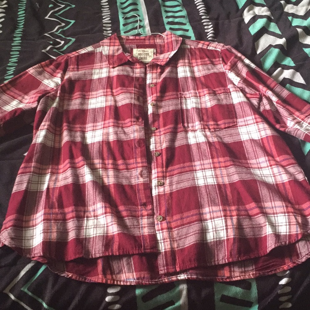 Collared flannel!